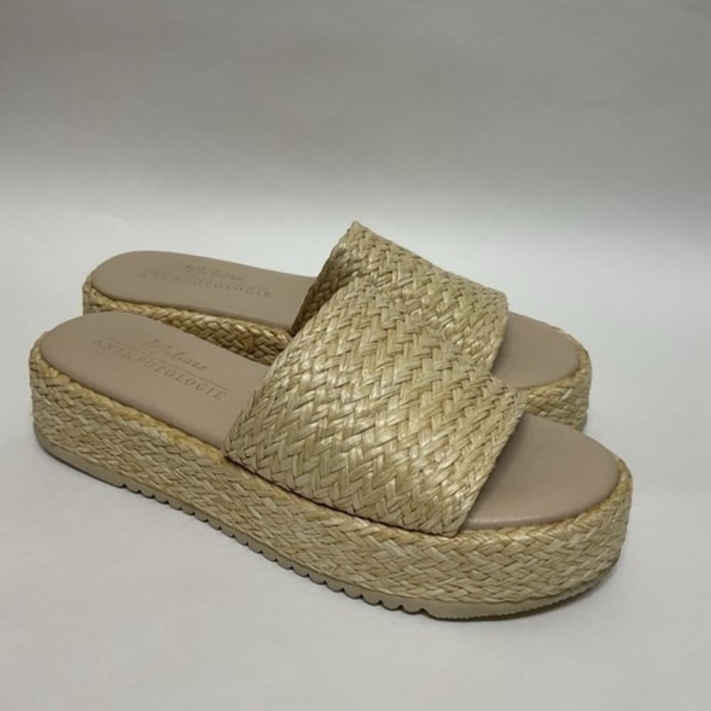 Anthropologie‎ Matisse Montego Woven Wedge Sandal Platform Slides Women 9M China